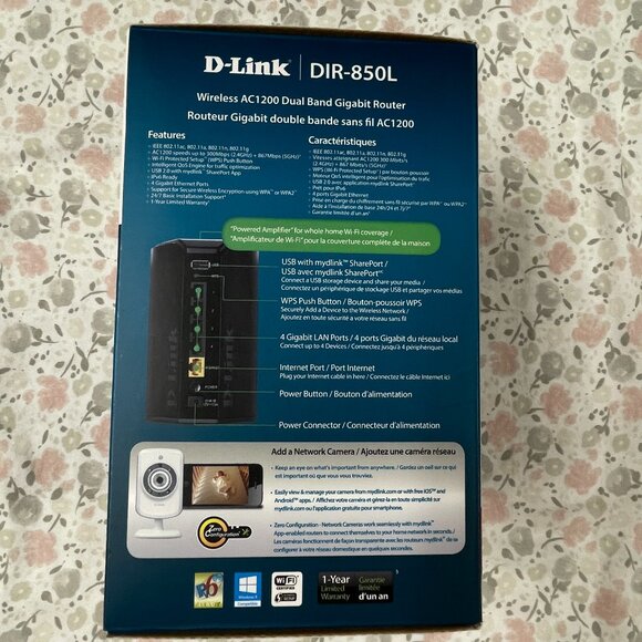 D-Link AC1200 Dual Band Gigabit Router - DIR850L - Picture 4 of 13